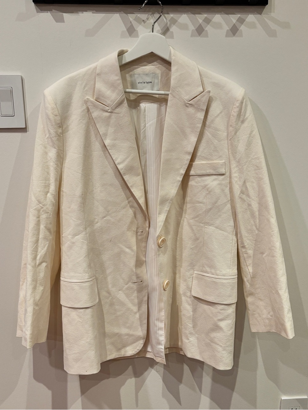 Cream Blazer